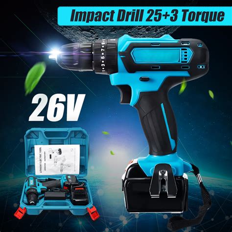 New V Impact Drill Cordless Electric Drill Stage Lithium Power