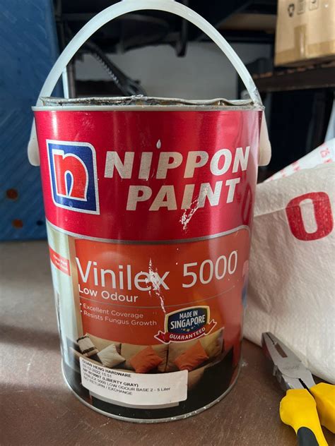 Nippon Paint Vinilex Liberty Grey Ixora Furniture Home Living