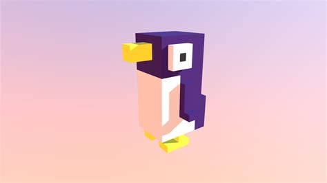 Voxel Penguin 3d Model By Guillermo Willy Moral Willymoral