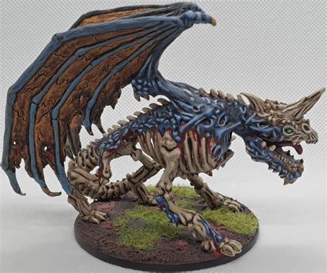 Dracolich Miniature, Dnd Mini, Pathfinder, 5e, Castle Ravenloft, TTRPG, Hand Painted - Etsy