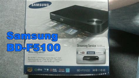 Samsung BD F5100 Blu Ray Player Unboxing YouTube