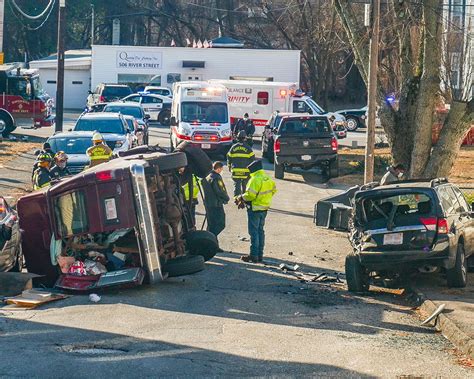 Haverhill Rollover Crash Monday Morning Send Two To Local Hospitals