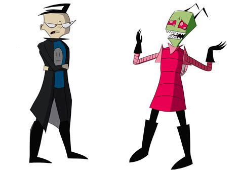 Zim And Dib Invader Zim No Bg By Billielauren On Deviantart