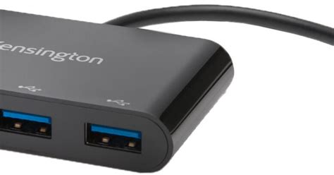 Kensington 4 Port CH1000 USB Type C Hub K39124WW B H Photo Video