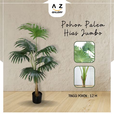 Jual Tanaman Hias Pohon Palem Artifical Hiasan Sudut Rumah Ruangan