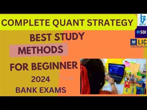 COMPLETE QUANT STRATEGY 2024 QUANT STRATEGY FOR BANK EXAM Quant