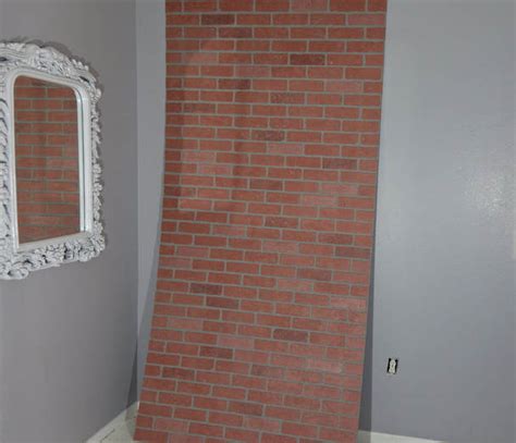 Diy Tutorial How To Make A Faux Brick Wall