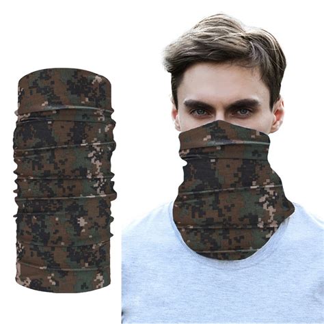 Unisex Camouflage Print Cotton Bandanas Military Tactical Headwrap