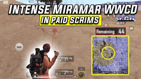 Intense Miramar Wwcd In Paid Scrims Iphone Competitive Gameplay