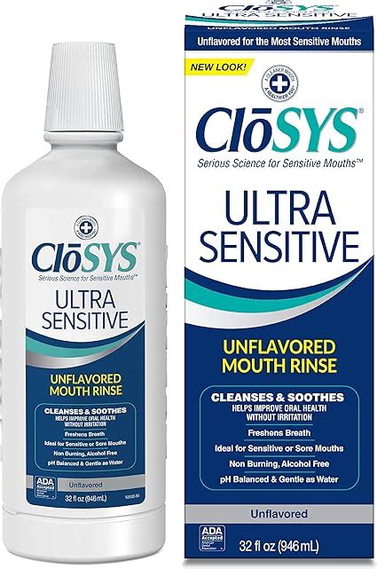 Closys Closys Alcohol Free Mouthwash With Flavor Control 32 Fluid Ounce No Box