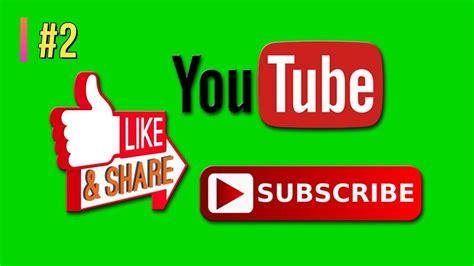 Youtube Subscribe Animation Template Free Download Green Screen