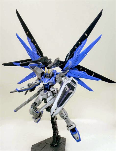 Painted Build Rg 1144 Zgmf X10a Freedom Gundam Gundam Kits