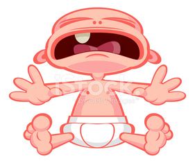 Baby Crying Stock Vector Royalty Free FreeImages