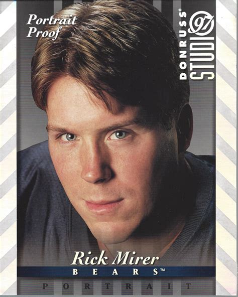 1997 Donruss Studio Silver Portrait Proof Rick Mirer 8x10 EBay