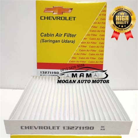 Jual Filter Ac Cabin Saringan Ac Kabin Chevrolet Chevy Spin Pc