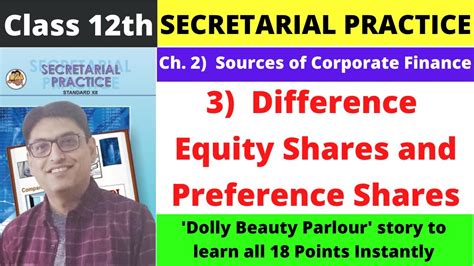 Difference Between Equity Shares And Preference Shares YouTube