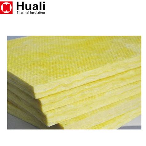 Fire Proof Glass Wool Sound Insulation Board 96 Kg M3 Rock Wool