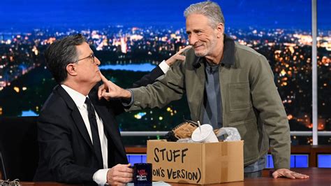 Jon Stewart Plots His Daily Show Return With An Assist From Stephen