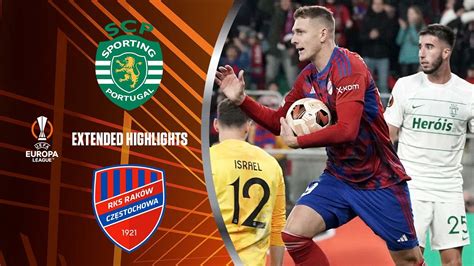 Sporting CP vs Raków Czestochowa Extended Highlights UEL Group