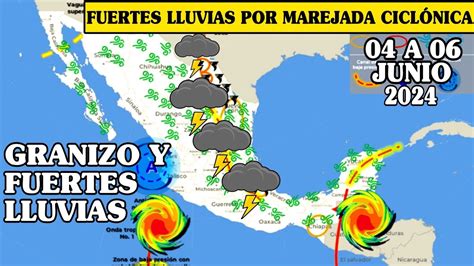 Prepar Rse Ondas Cicl Nicas Traen Fuertes Lluvias Granizadas Y