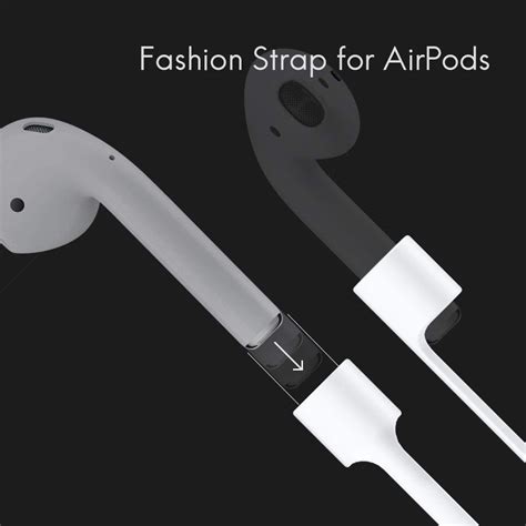 Strap pasek linka na szyję do AirPods 1 2 Pro White Biały Apple