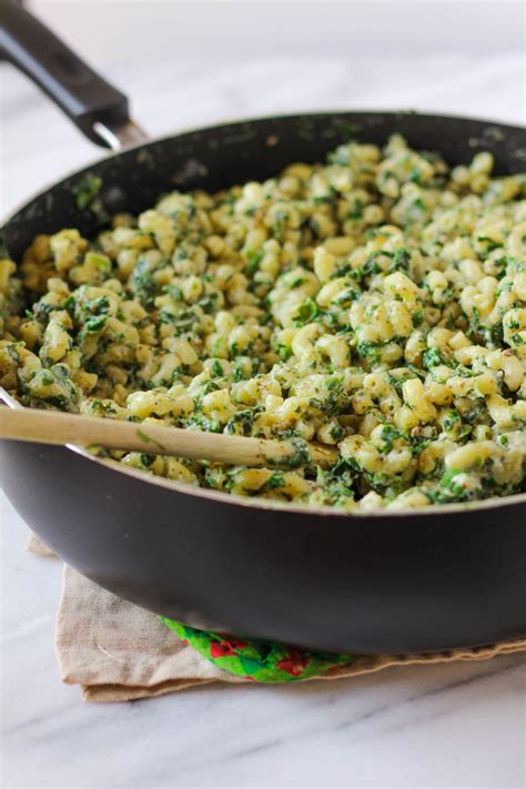 Spinach And Pesto Macaroni And Cheese Zen And Spice