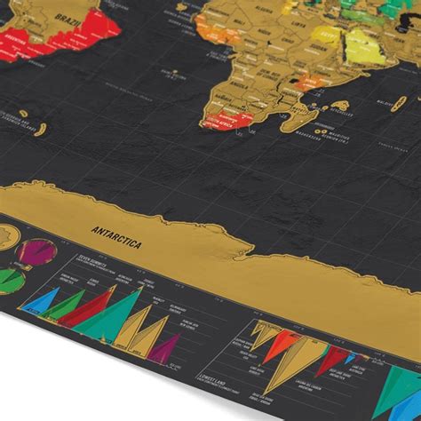 Mappa Del Mondo Da Grattare Deluxe