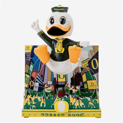 The Oregon Duck Oregon Ducks Thanksgiving Mascot Bobblehead FOCO