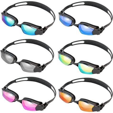 Lunettes De Natation Anti Buée Pour Adultes Sans Fuite Protection Uv