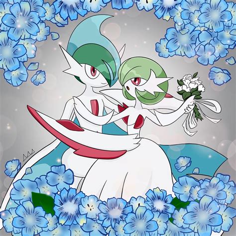 Gardevoir and Gallade by AlexCoronaT on DeviantArt