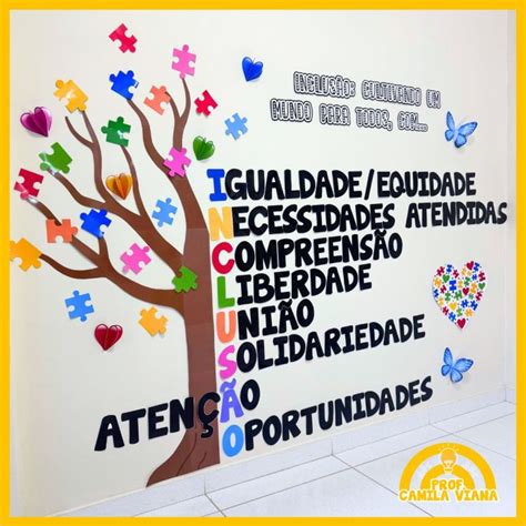 O Que Significa Inclusão Na Folha Pendente - PAINEL INCLUSÃO – ÁRVORE – Prof. Camila Viana
