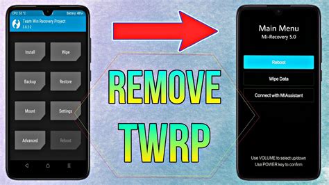 MIUI Remove Any Custom Recovery TWRP Permanently On Any Xiaomi Phone