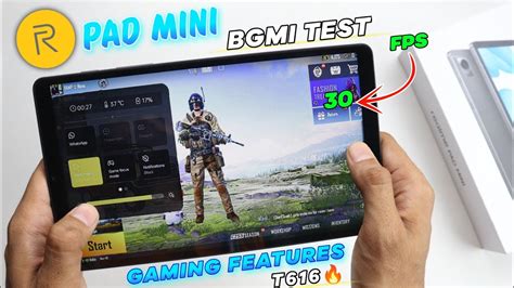 Realme Pad Mini Bgmi Test With Fps Meter Unisoc T616 🔥 Heating And