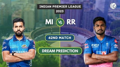 Mi Vs Rr Dream Prediction Dream Team Today Match Ipl