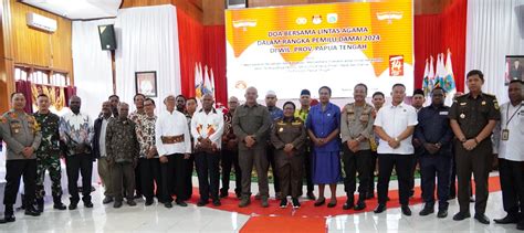 Ciptakan Suasana Damai Pemerintah Provinsi Papua Tengah Gelar Doa