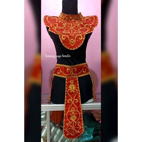 Jual Bordir Aplikasi Perlengkapan Costum Tradisional Costum Tari