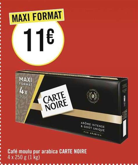 Promo Café Moulu Pur Arabica Carte Noire chez Géant iCatalogue fr