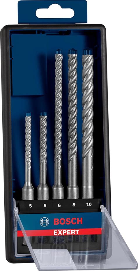 Bosch Professional 5x Expert Sds Plus 7x Hammer Drill Bit Set For