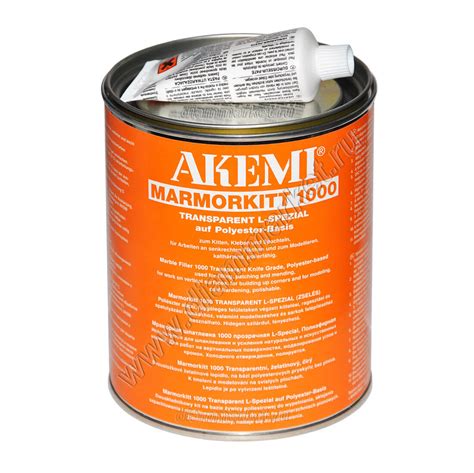 Клей мастика SOLIDO TRANSPARENT MARMORKITT 1000 L Special 0 90л Akemi