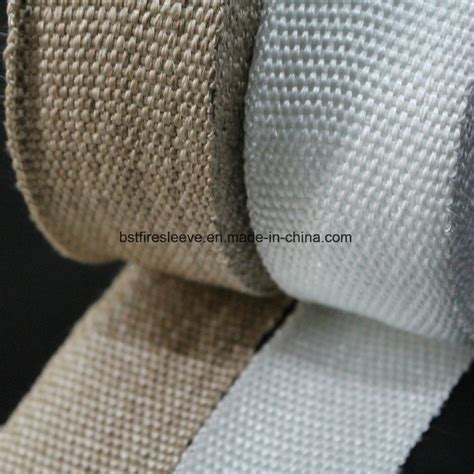 Refractory Ceramic Fibre Fiberglass Webbing Tape Glass Reinforced China Webbing Tape Glass