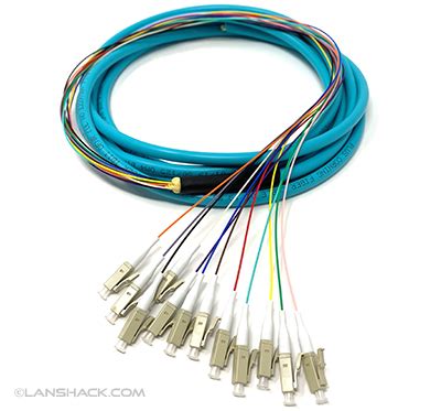 Meter Lc Fiber Jacketed Pvc Om Fiber Optic Pigtail Kit Assembly