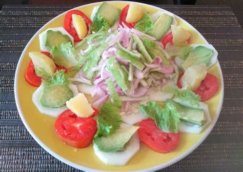 Receta Ensalada Fresca👍🇵🇪 Delicioso