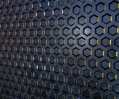artstation perforated metal hex material game assets