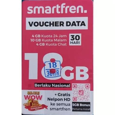 Jual Voucher Smartfren Gb Hari Nasional Shopee Indonesia