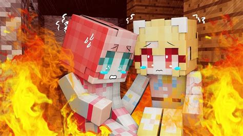 집에 불이 났는데 갇혀 버렸어요 🚒 마인크래프트 상황극 미미자매 Minecraft 단미호 Youtube