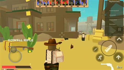 This Is Basicly Arsenal But A Wild West Version Roblox Shoot Out Youtube