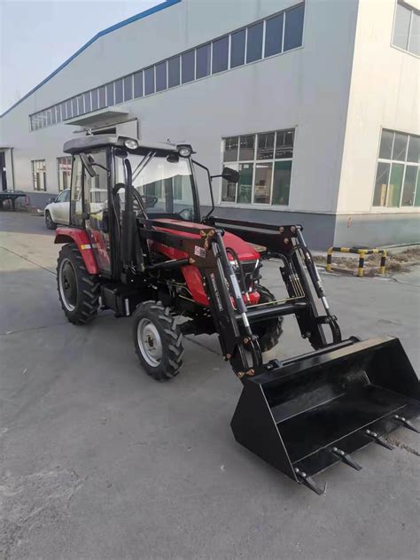 CE Tz 7 Series 4 Wheel Tractor Mini 4 In 1 Front End Loader Can With