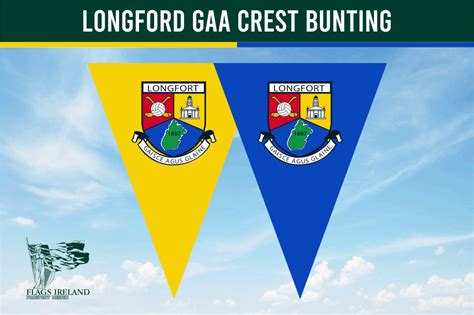 Longford Gaa Crest Bunting Flags Ireland Prospect Design