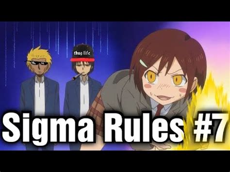 Sigma Rule But It S Anime 7 Sigma Rule Anime Edition Sigma Male