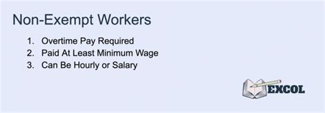 Difference Between Exempt Vs Non Exempt Explained Excol Llc